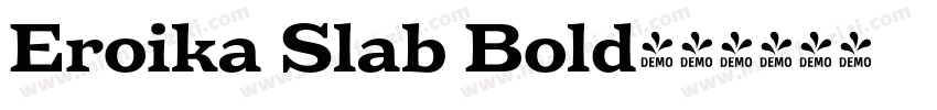 Eroika Slab Bold字体转换